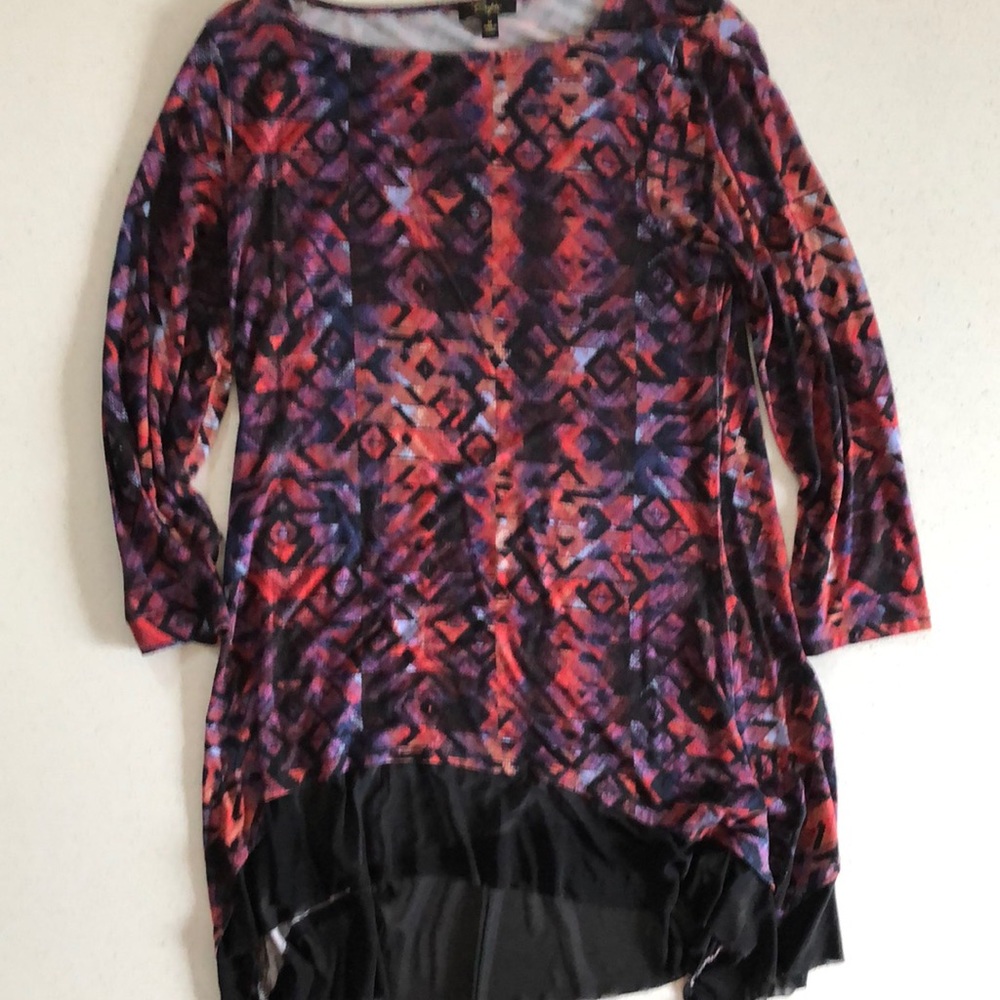 3/4 Sleeve Tunic Top